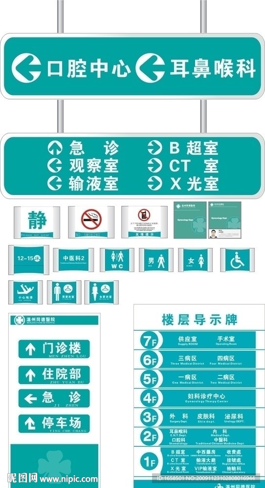 医院VI 指示牌