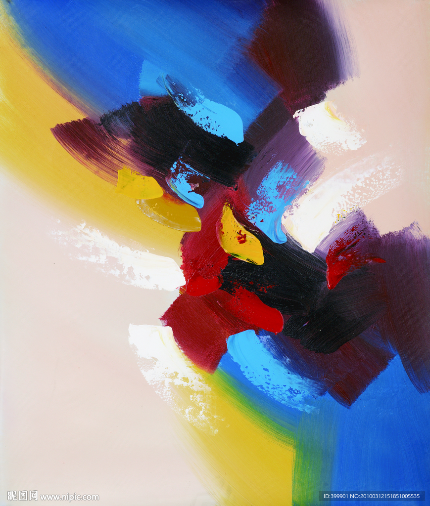 扫描花卉油画26（3厘米X41厘米）