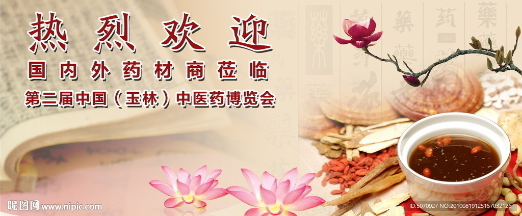 中医药博览会展板