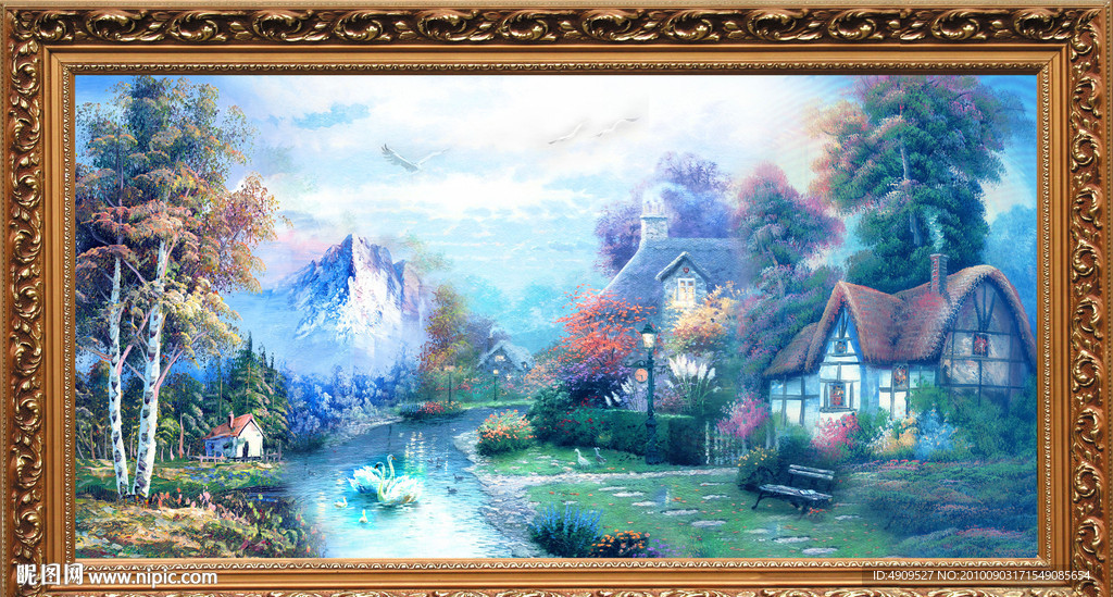 最新款 油画风景