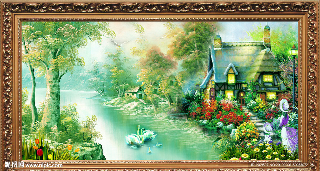 最新款 油画风景