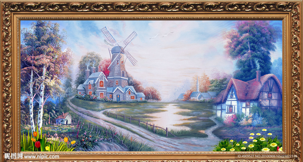 最新款 油画风景