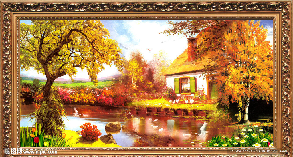 最新款 油画风景