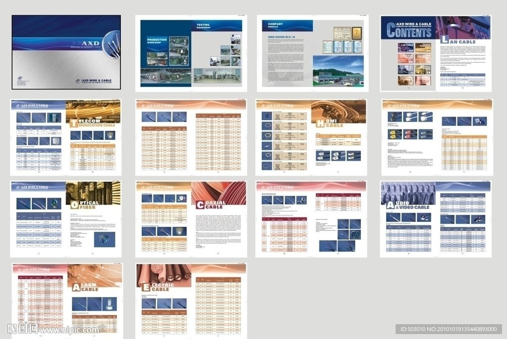 英文目录报价书