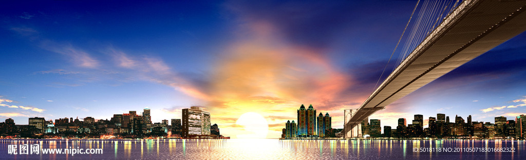 江景豪宅广告psd分层