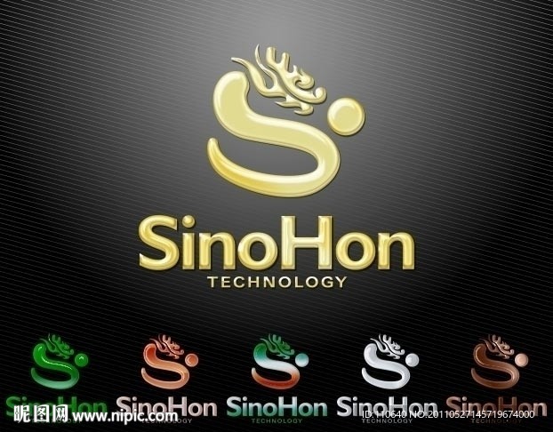 龙 金属龙 龙头标志 水晶logo 金属logo