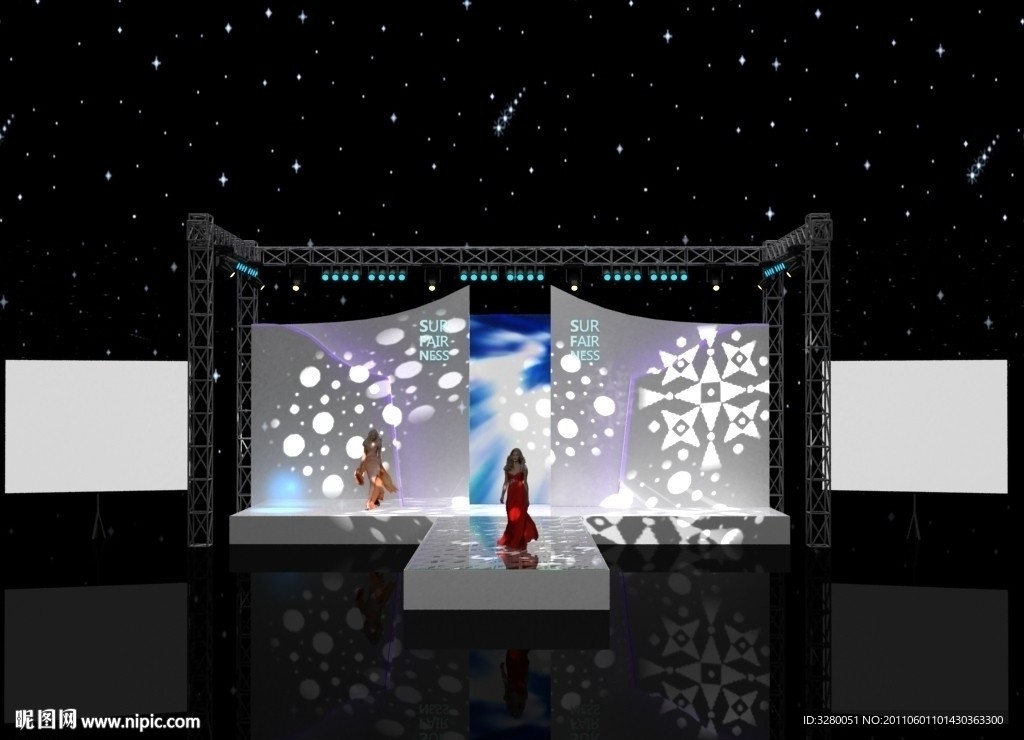 3D舞台设计源文件带材质