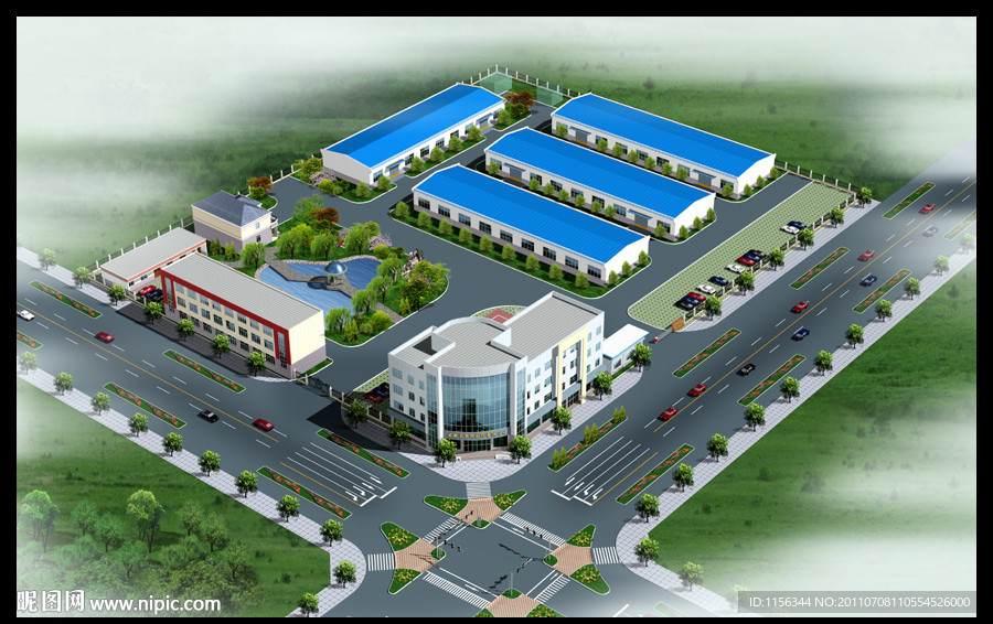 厂区鸟瞰 厂房鸟瞰