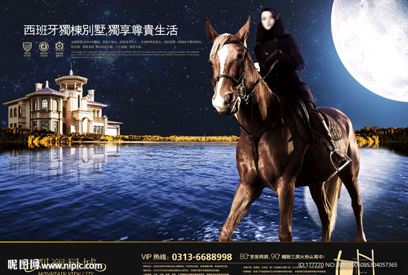 顶级 别墅 住宅 房地产广告