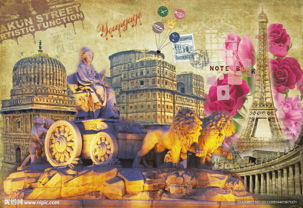 欧美油画 欧美风情