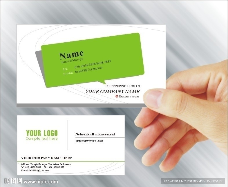 创意名片 国外名片