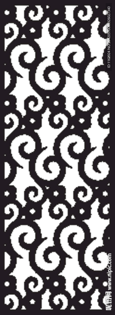 雕花隔断（AI打开为复合路径）