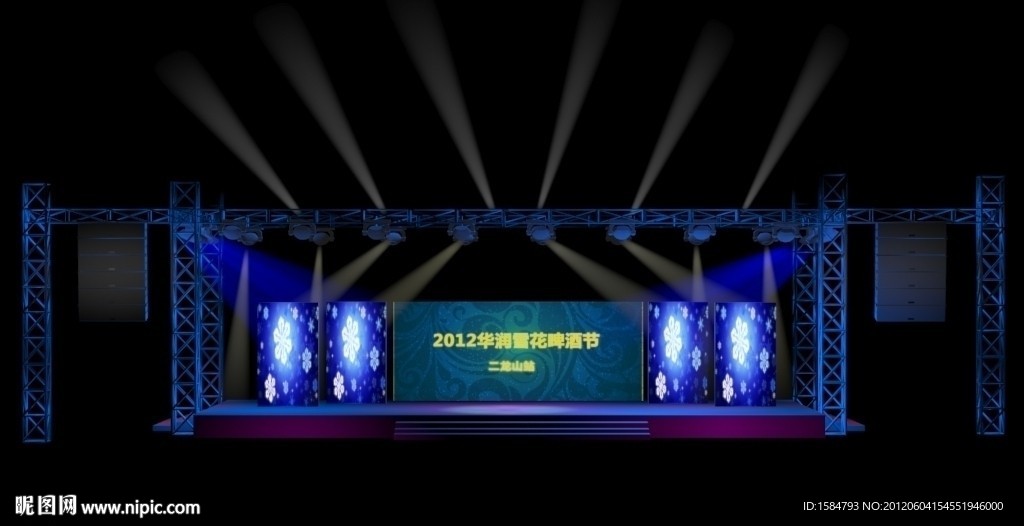 舞台舞美设计效果图