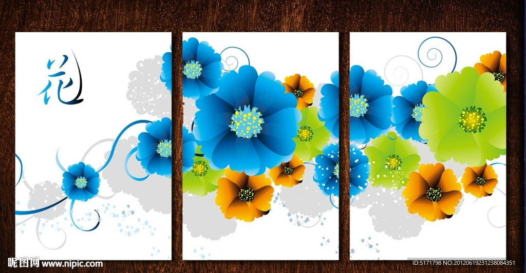 无框画 装饰手绘画 抽象画