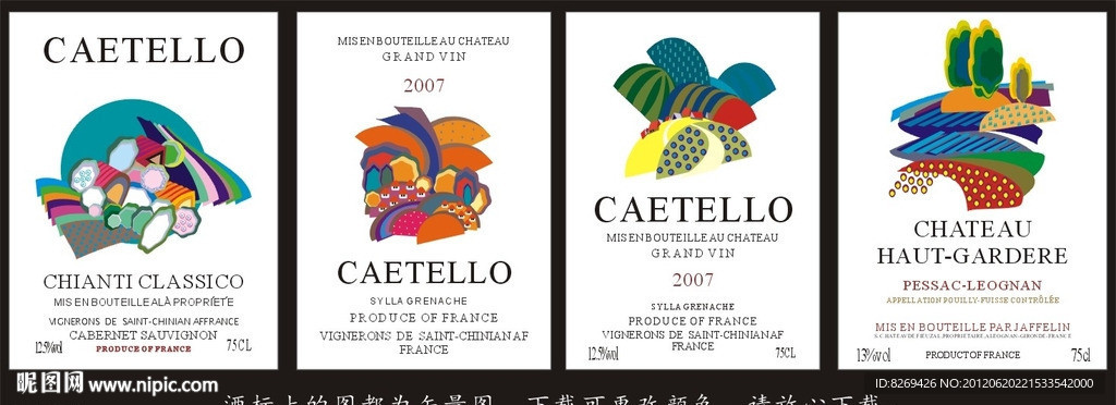 国外红酒标签