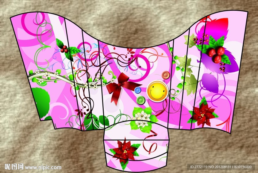 红粉叶子青 飞机盒形