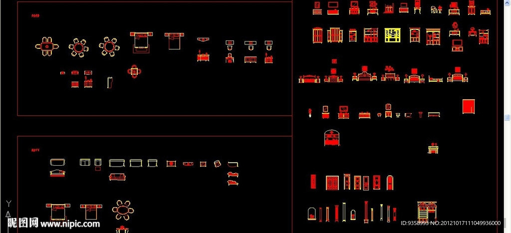 学生必备 美式 古典欧式家具模型