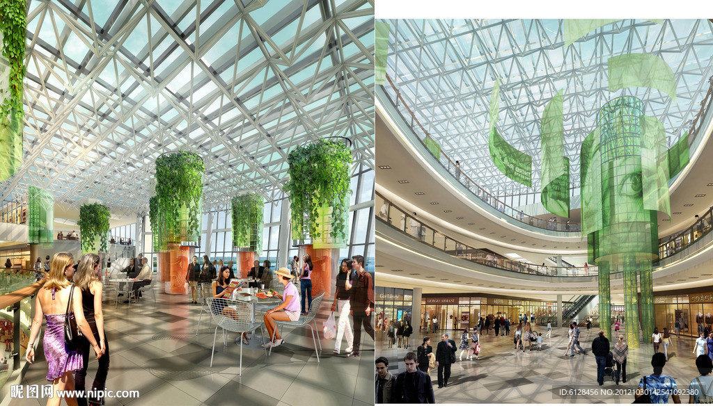 商业空间室内设计效果图源文件