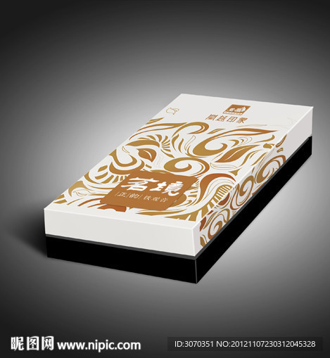 时尚精美 茶叶包装设计 （平面图）