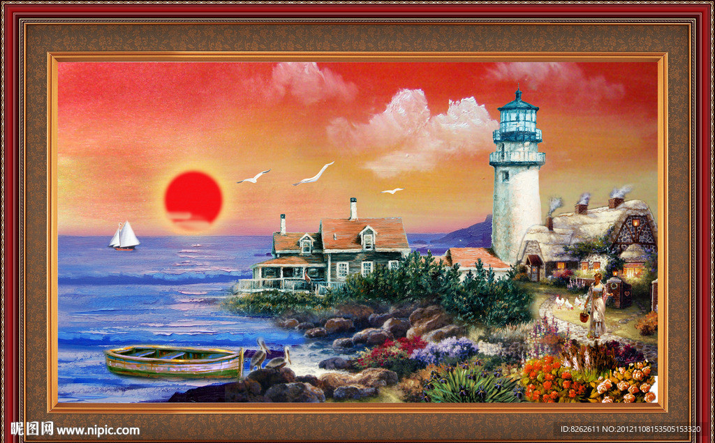 油画 地中海油画