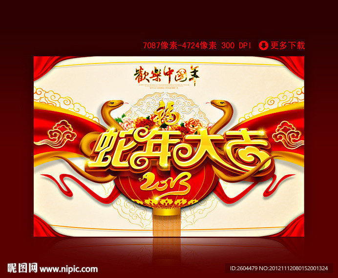 蛇年海报 2013