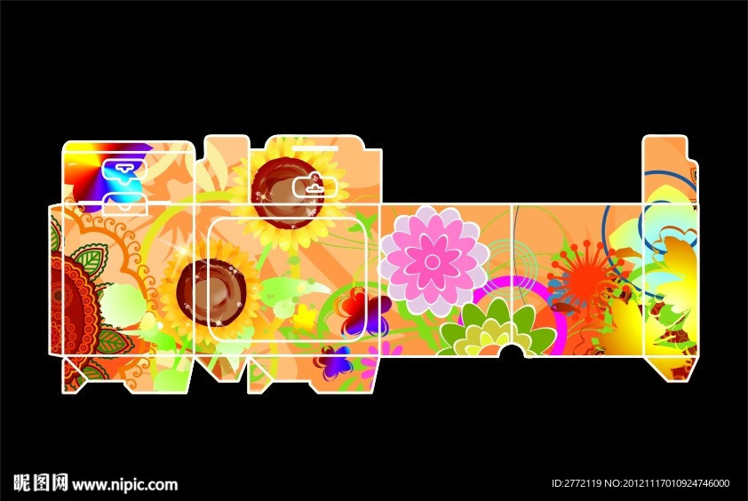 向日蔡花开 特殊盒子