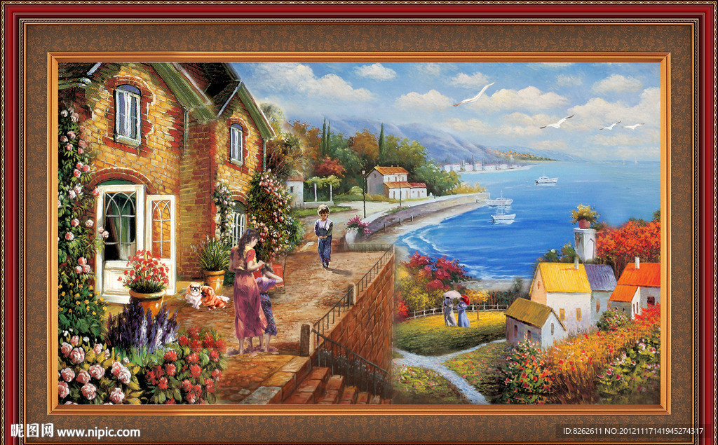 油画 地中海油画