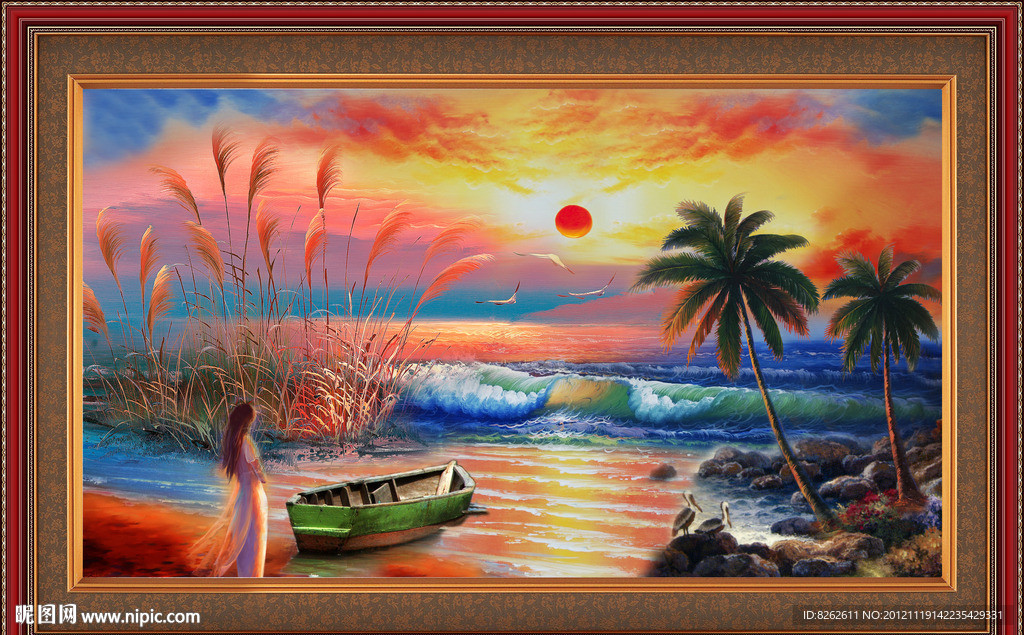 油画 地中海油画