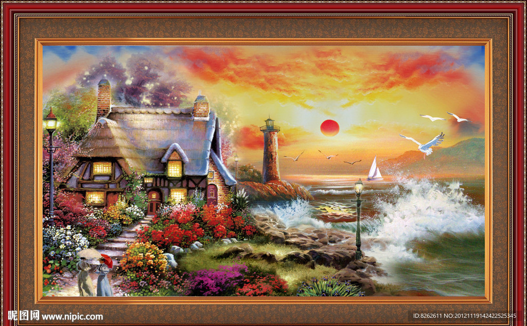 油画 地中海油画