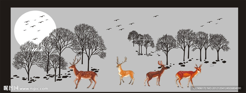 无框画 装饰手绘画 抽象画图片