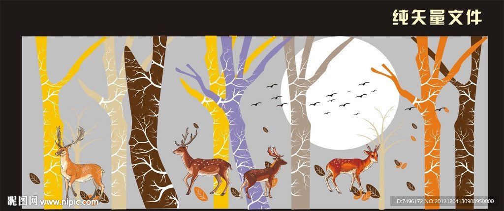 无框画 装饰手绘画 抽象画