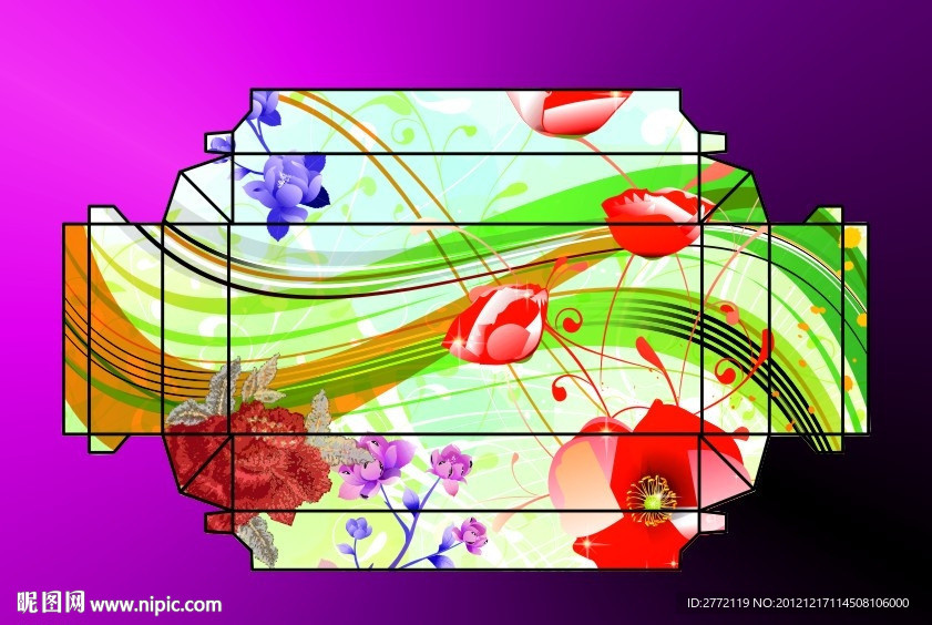 梦幻鲜花朵 礼品盒