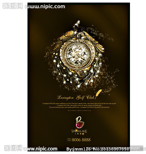 天鹅别墅地产广告楼书报版形象稿