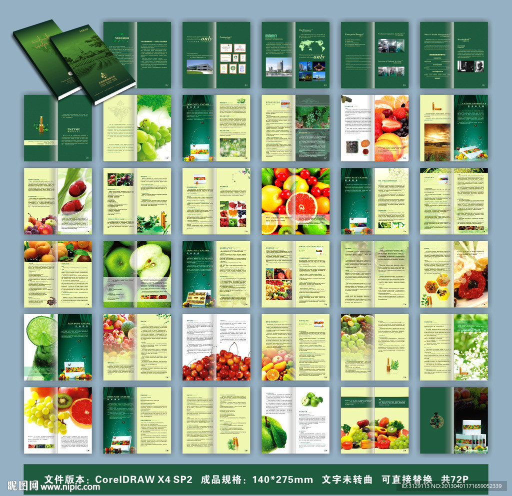 水果酵素画册