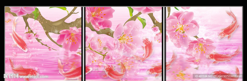 无框中堂画 鸿运当头