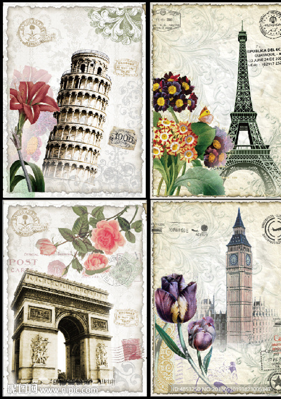 本本封面 装饰画