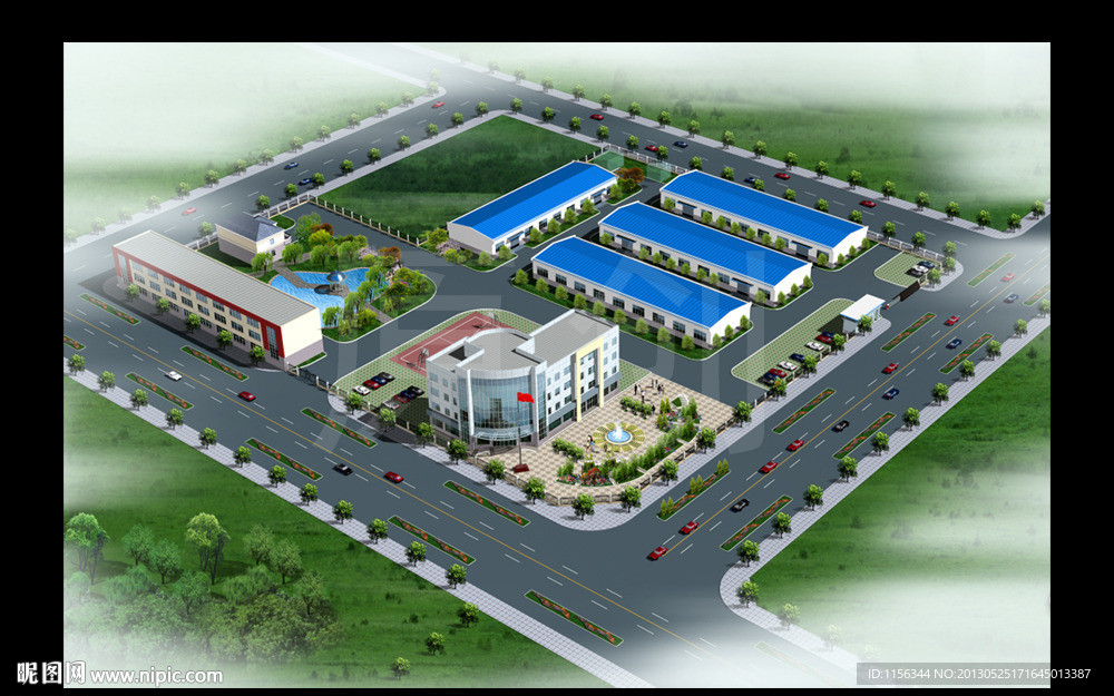 厂区鸟瞰 厂房鸟瞰