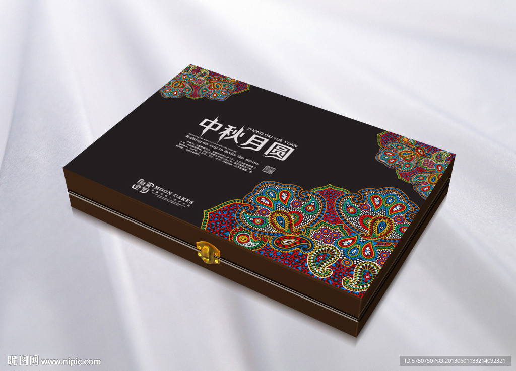 月饼精品包装 平面图