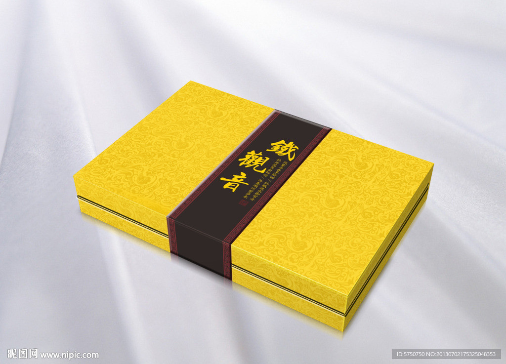 茶叶礼品包装 平面图