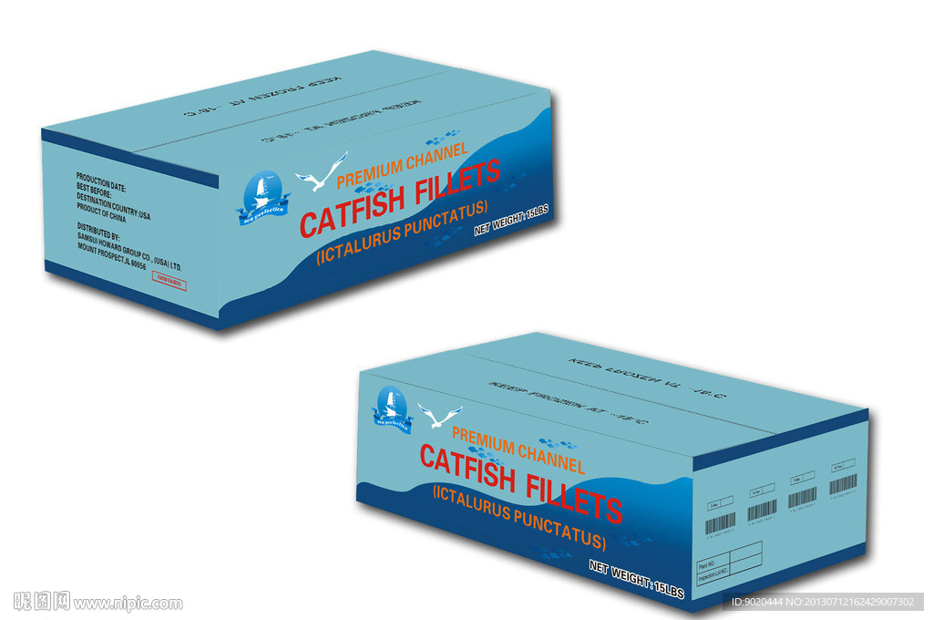 箱子包装 平面图