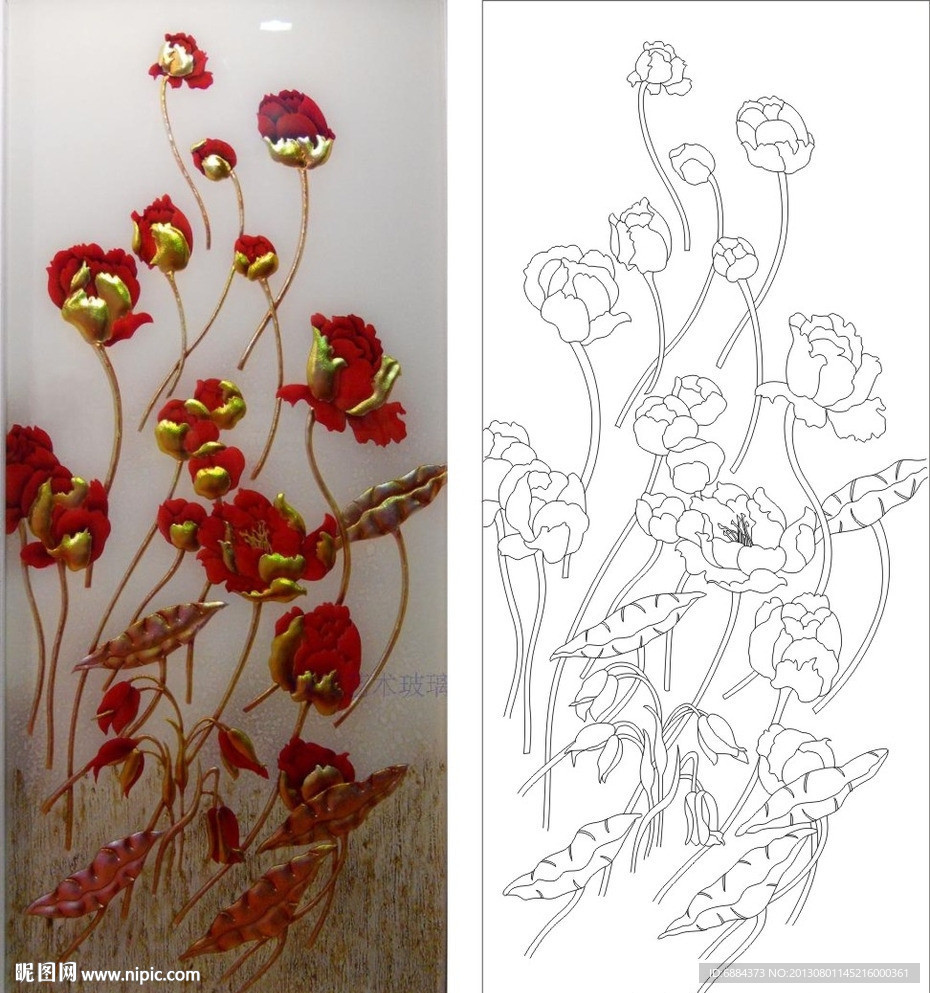 郁金香 紫荆花 红花