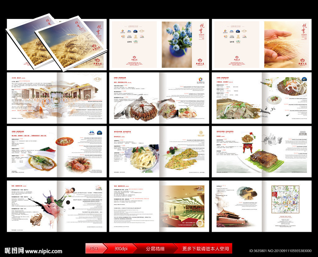 高档星级酒店画册设计