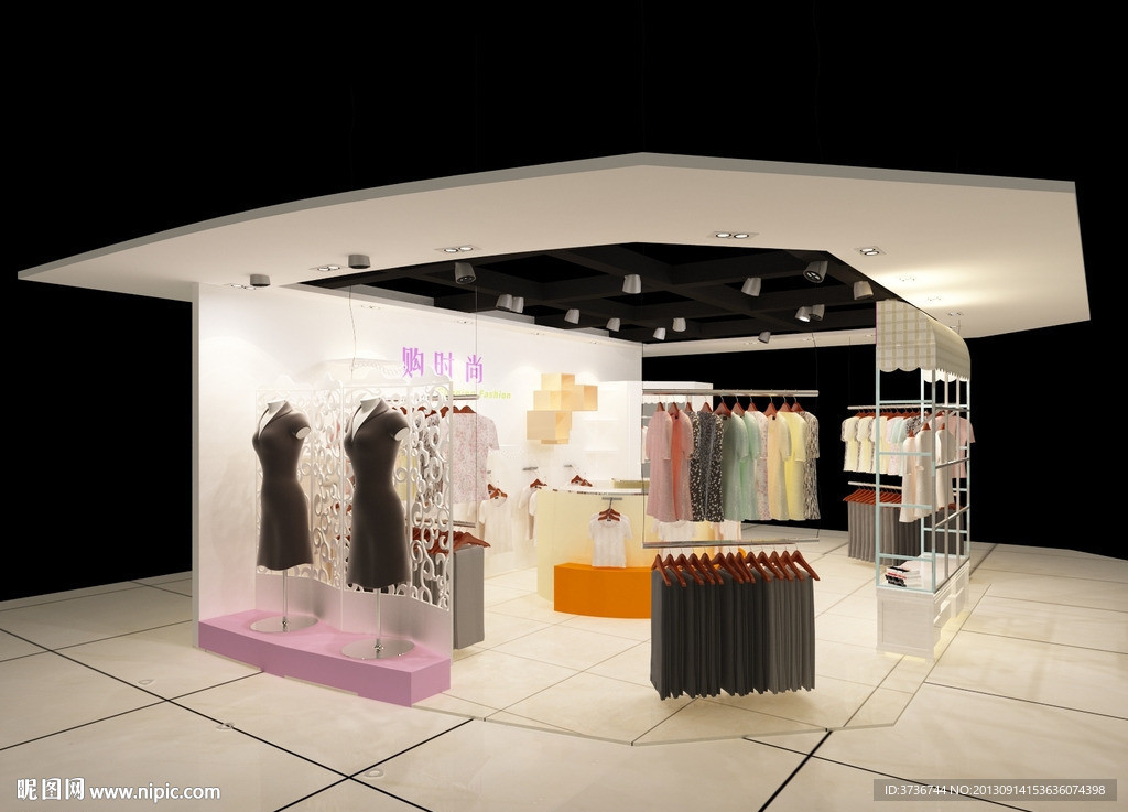 服装店3DMAX模型