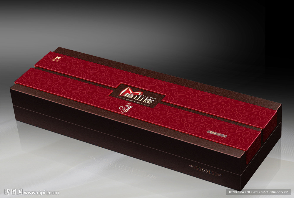 黑茶包装平面图