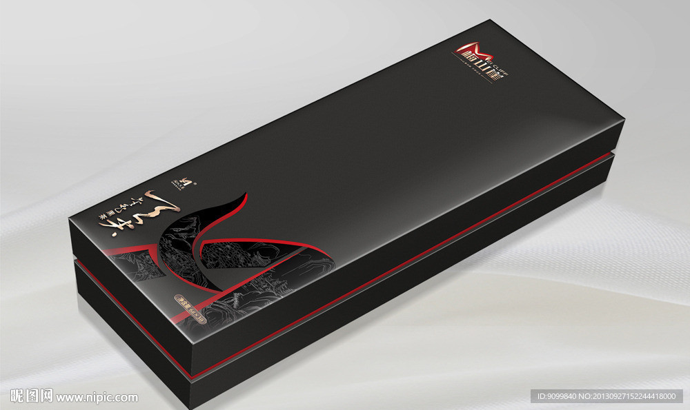 黑茶包装平面图