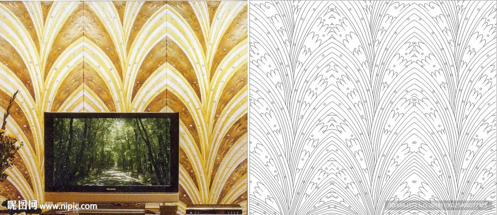 欧式化 抽象图 线条