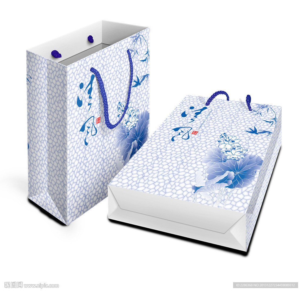 茶叶手提袋效果图