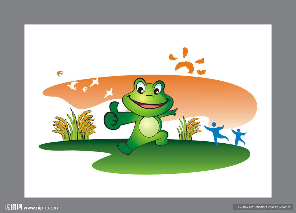 青青蛙 水稻 鄱阳湖