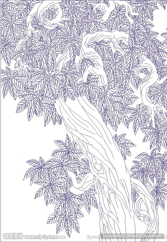 艺术玻璃 树 发财树