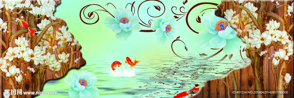 电视背景 玉堂富贵